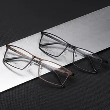 Высококачественные алюминиевые магниевые очки оправа для мужчин оптические очки по рецепту оправа для очков женские брендовые FML