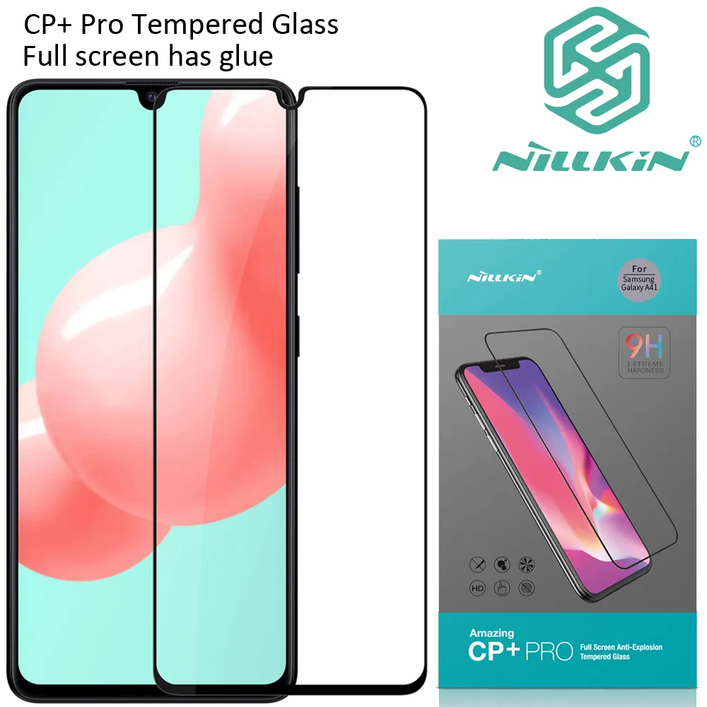 Закаленное стекло Nillkin CP Pro для Samsung Galaxy A41 защитное oleophobic полноэкранный