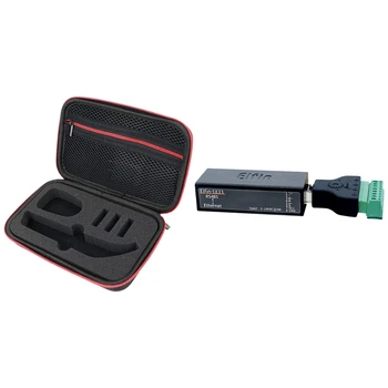 

1 Set Rs485 Serial Server Port To Ethernet Module & 1 Pcs Hard Travel Carrying Case Storage Bag