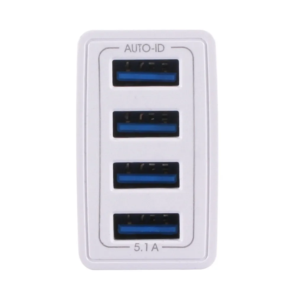 Binmer USB Зарядное устройство адаптер для розеток европейского стандарта 4 Порты и разъёмы 3.1A зарядное устройство usb multi путешествия Зарядное устройство зарядное устройство с адаптером Разъем для смартфонов 19AUG1
