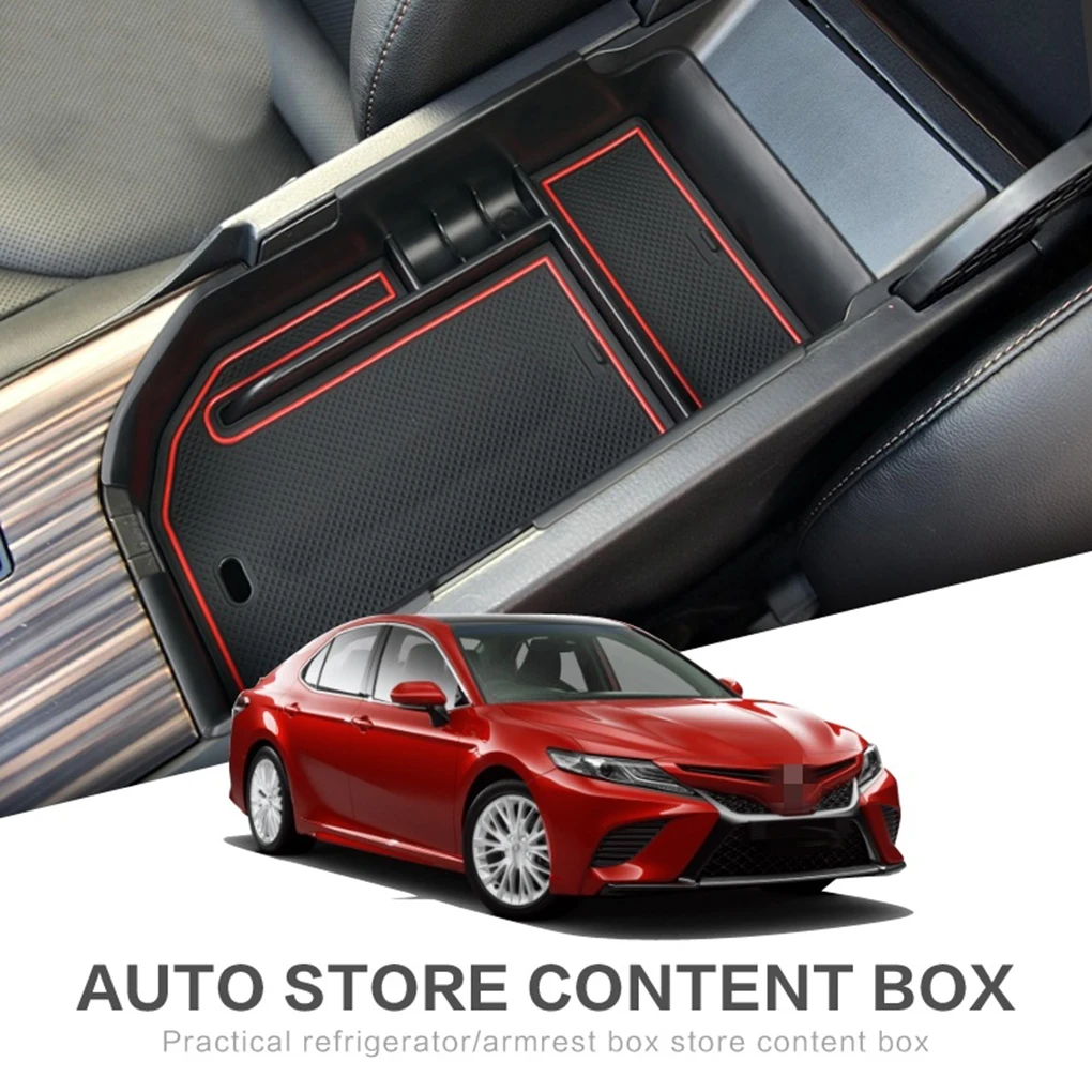 Замена для Toyota Camry- RHD автомобильный подлокотник коробка Органайзер лоток для телефона монеты кошелек поддон для хранения ящиков вставка