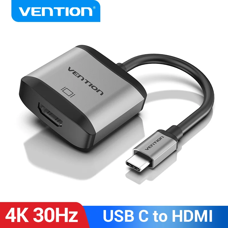 Vention Adattatore Da Usb C A Hdmi 4K Tipo C A Hdmi Cavo Connettore Vga Per Macbook Pro Huawei Samsung Usb Tipo C Convertitore Hdmi
