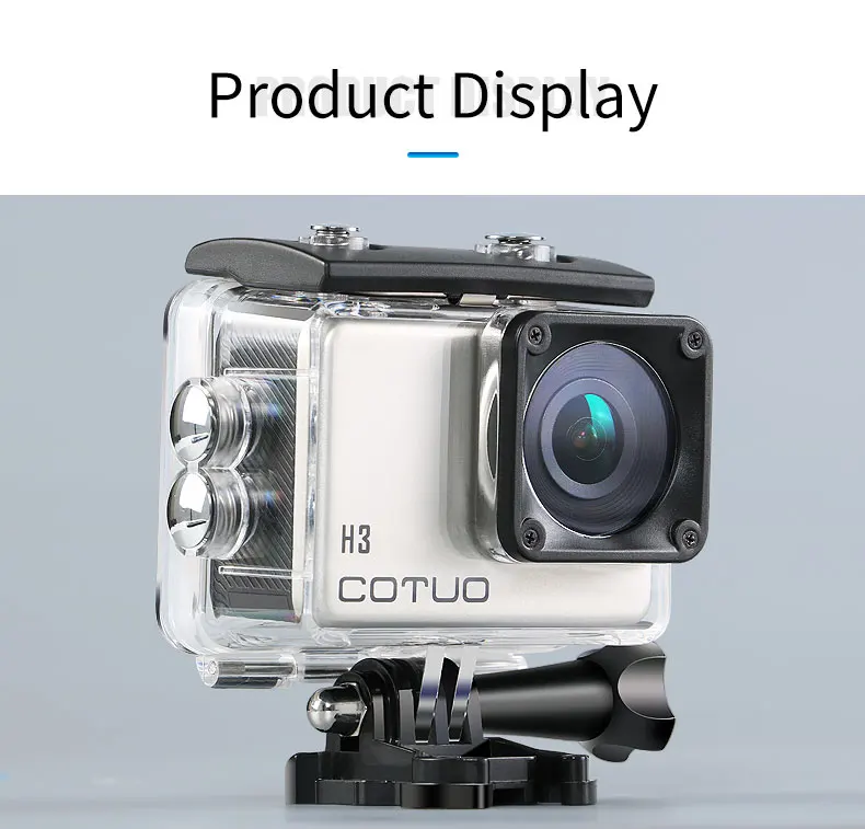 Оригинальная Экшн-камера Ultra HD 4 K/30fps WiFi 2," 170D подводная камера водонепроницаемая камера шлем камера Спортивная камера