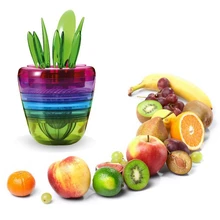 Многофункциональный фруктовый салат машина разделочная машина креативный кухонный цветочный горшок фруктовый процессор лимонная соковыжималка ручной фрукт