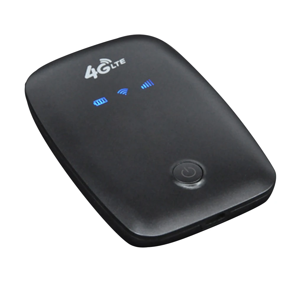 4G Wi-Fi роутер высокая скорость путешествия мини точка доступа карманный портативный Sim Слот автомобильный мобильный универсальный модем беспроводной ключ открытый - Цвет: Черный