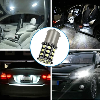 

10PCS Super Bright 6.6w White 1156 RV Trailer 33-SMD LED 1141 Interior Light Bulbs