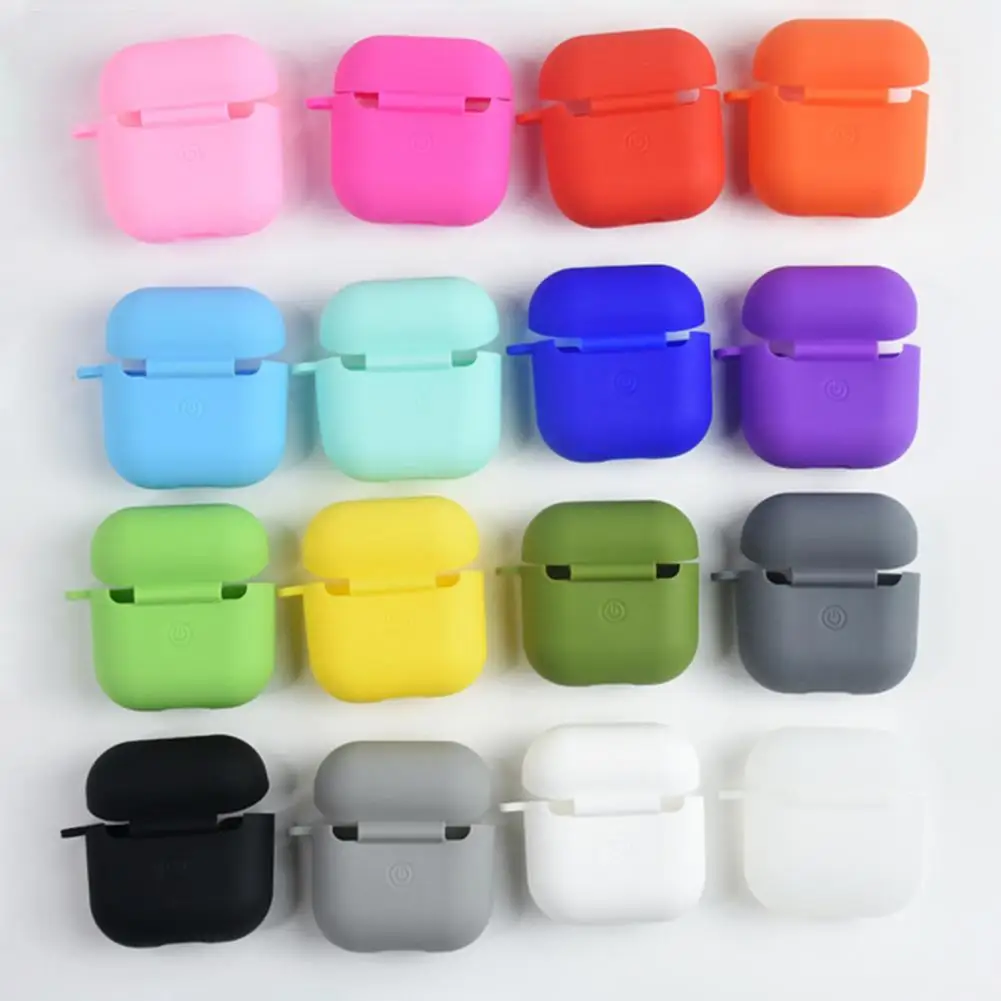 Suitable For Airpods Pro 4 Air Pods Bluetooth Wireless Earphone Shell Silicone Protective Case Cover Charging Box Bags Skin