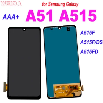 

6.5'' 100% Tested LCD for Samsung Galaxy A51 A515 A515F A515F/DS A515FD LCD Display Touch Screen Digitizer Assembly Replacement