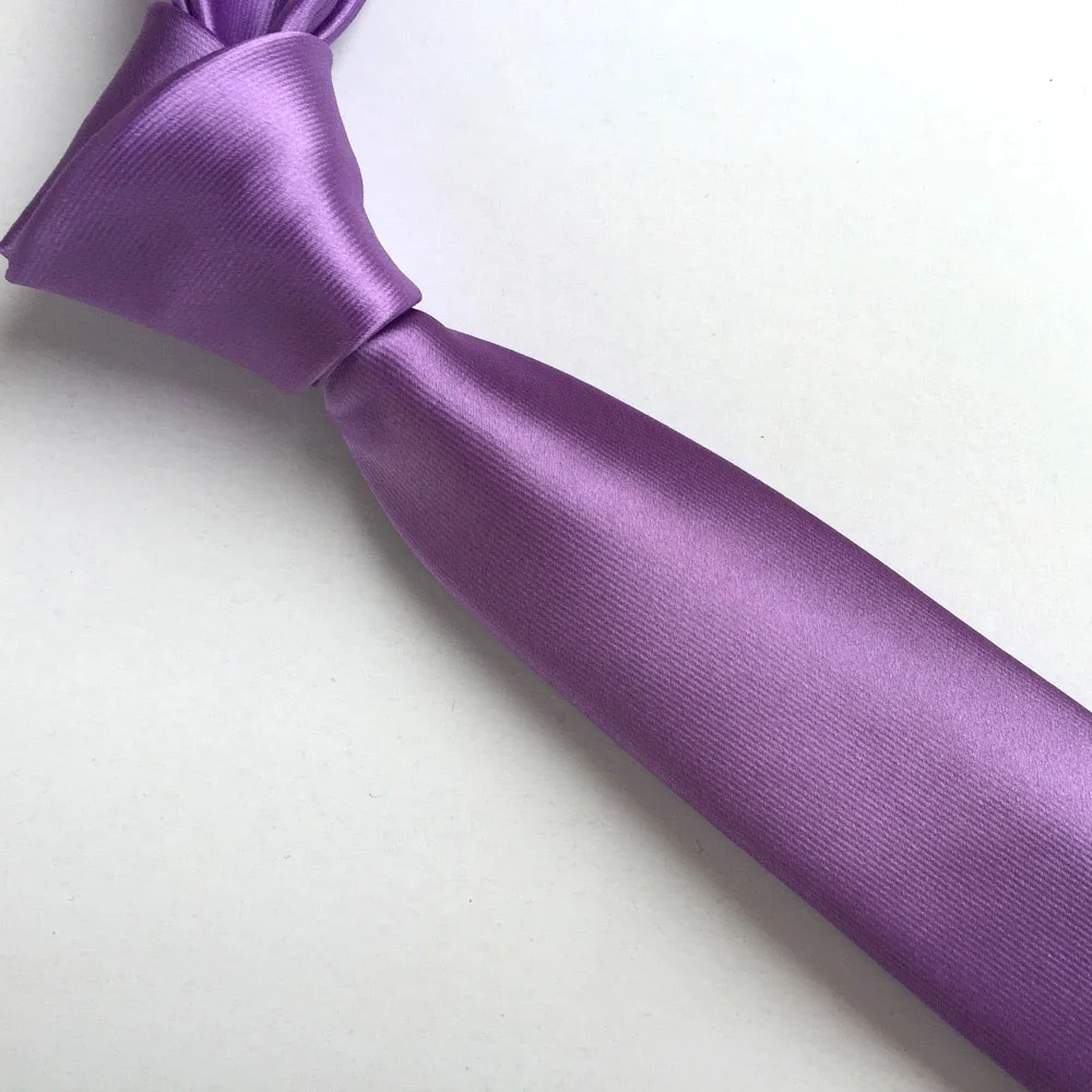 Сиреневый свет фиолетовый цвет Для мужчин галстук высокое качество жаккардовый