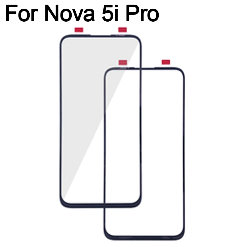 Для huawei Nova 5i Pro защитное внешнее переднее Стекло сенсорный экран Экран для huawei Nova 5 i Pro LCD защитный экран 5iPro сенсорный Экран Запчасти