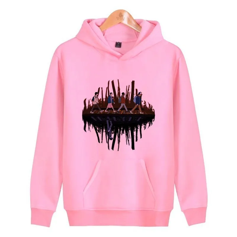 8 New Streetwear Japanese Pullover Korean Women Sweatshirt Female Hoody Harajuku Hoodies Stranger Things Kawaii - Цвет: 8