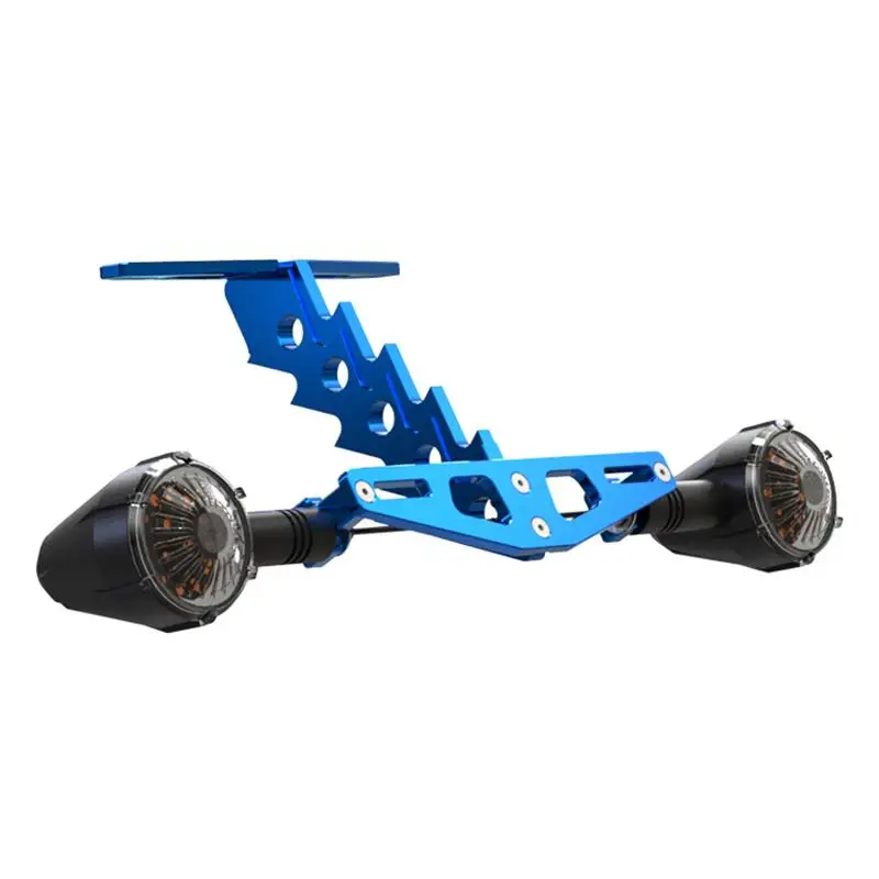 Universal CNC Motorcycle Adjustable Angle Aluminum Alloy License Number Plate Frame Holder Bracket Durable | Автомобили и