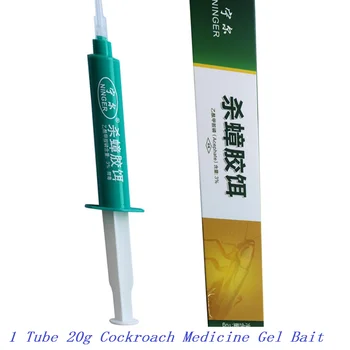 

3 Tube 20g Strength Solid Pest Control Drugs Kill Cockroach Killing Bait Pest Control Gel Safe Efficient Roaches InsecticideTrap