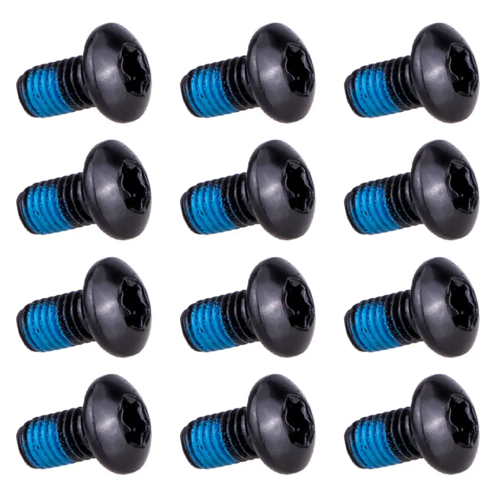 12PCS Colorful Bicycle Disc Brake Rotor Torx Bolts T25 M5x10mm MTB Bike