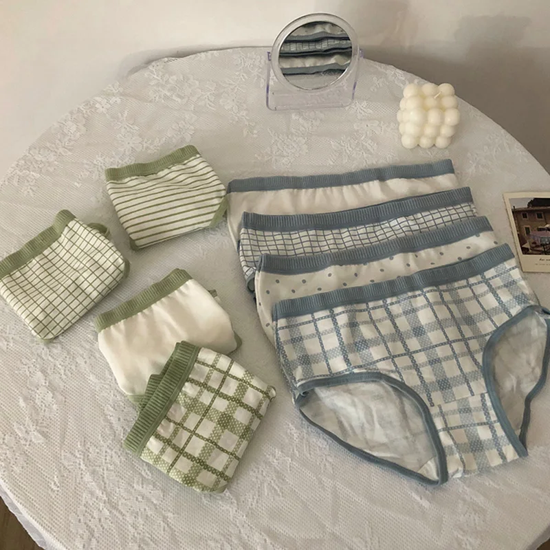 minimalista mujer, japoneses Calzoncillos, Leggings para niña, paquete de cuatro, novedad de 2021|Bragas para mujer| - AliExpress