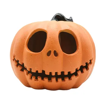 

Halloween Pumpkin LED Light Lamp Creative Lantern Home Props Pumpkin Bar Horror 3D Props Ornaments 2020 Home LED Skull Head#BL5