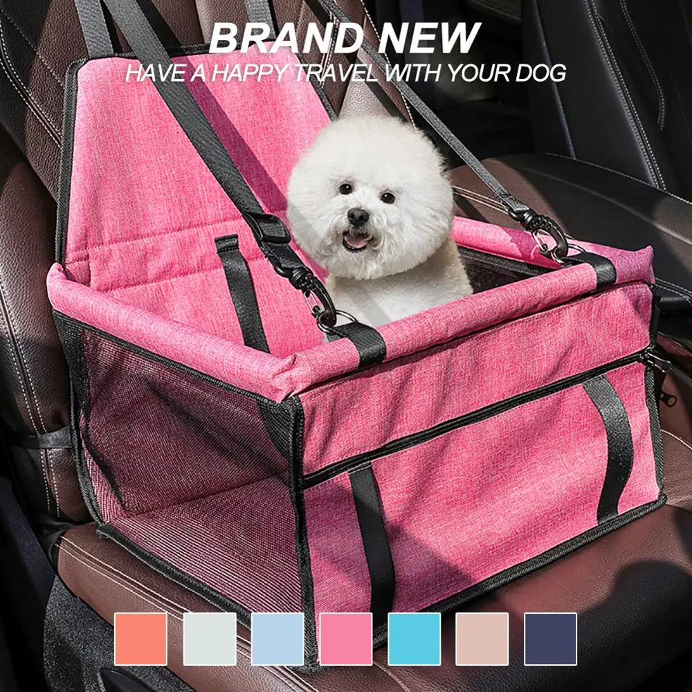 Pet Booster Seat Deluxe Pet Dog Booster Car Seat with Clip On Safety