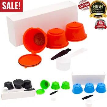 

Refillable Coffee Capsule Cup For Dolce Gusto Nescafe Reusable Filter Pods Set
