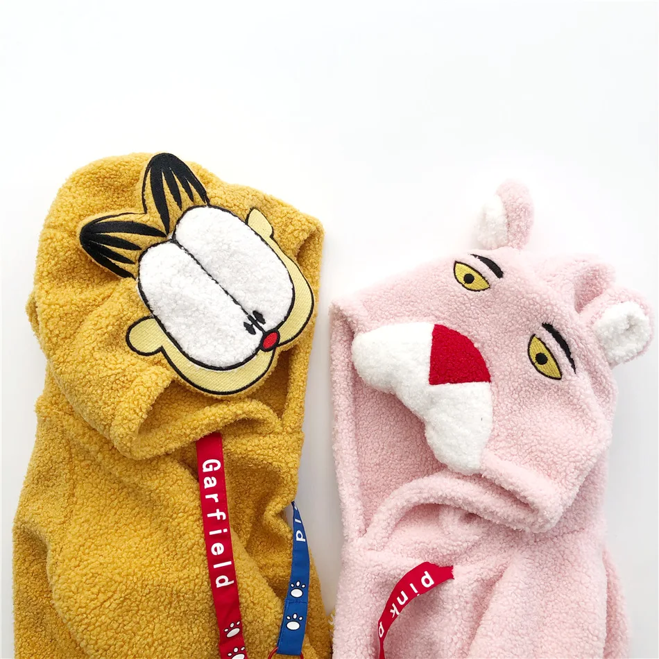 Cena Tonytaobaby jesienne i zimowe ubrania w nowym stylu Baby Boy and Girl Cute Cartoon aksamitne bluzy dziecięce ubrania dla dziewczynek