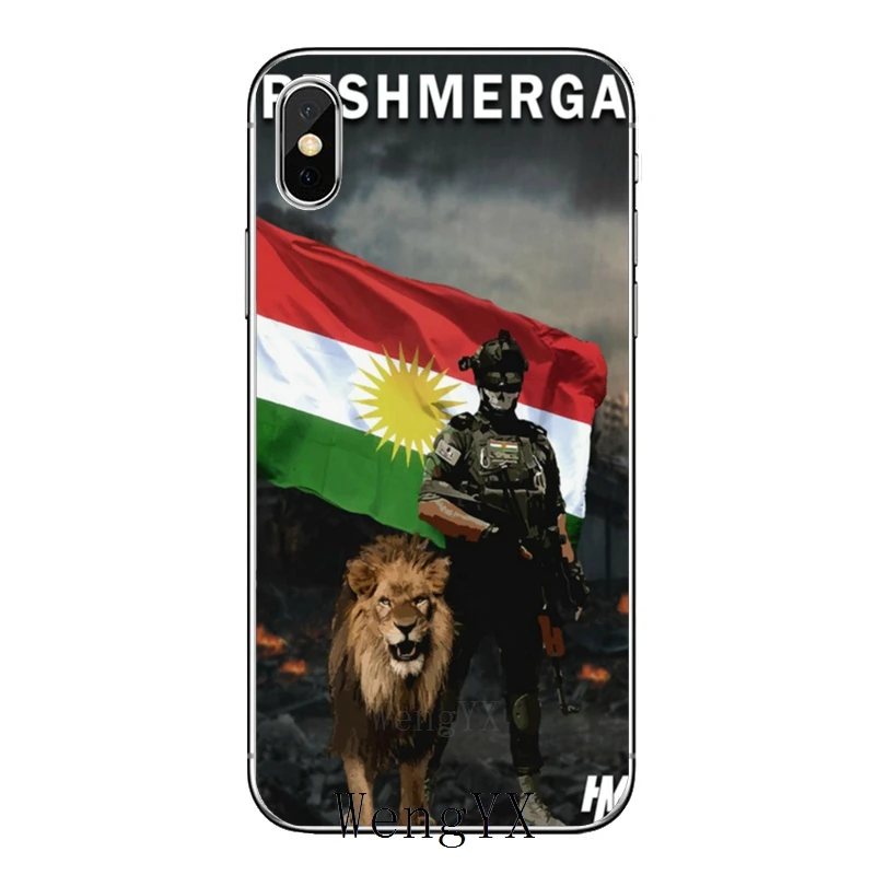 Love Kurdistan флаг для iPhone XR X XS Max 8 7 6s 6 plus SE 5s 5c 5 iPod Touch аксессуары чехол для телефона - Цвет: Love-Kurdistan-A-15