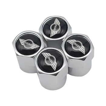 

Car Tire Valve caps Emblem metal Cap Case For Mini Cooper Countryman clubman F54 F56 F55 F60 R60 R61 accessories Car-Styling