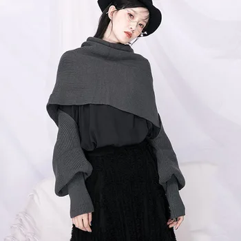 

Korea Ways Wear Big Size Knitting Sweater Loose Fit Round Neck Long Sleeve Women Pullovers New Fashion Tide Spring 2020 1N688