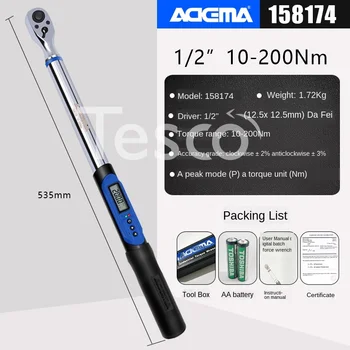 Online Torque Wrench Digital Display High Precision Adjustable Torque Wrench Repair Tool Auto Repair