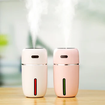 

YOSOLO Car Air Humidifier Mini Atomization Humidifier USB Car Air Purifier 7 Colors LED Night Light for Car Office Bedroom