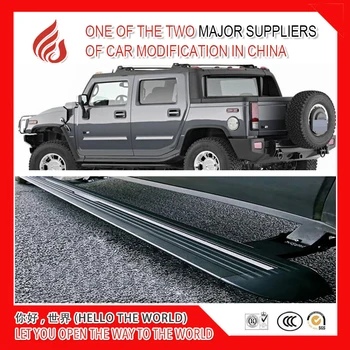 

High quality aluminium alloy Automatic scaling Electric pedal side step running board for H2 2004-2009