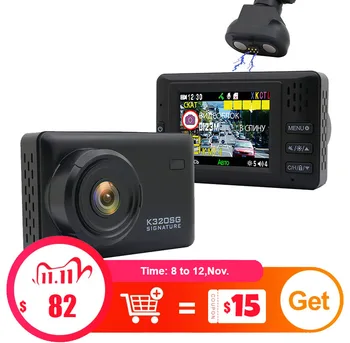 

Karadar 3 in 1 auto car DVR anti radar with GPS front view DVR anti radar magnetic suction cup, built-in Ant