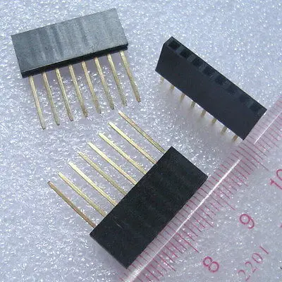 

20pcs 8 Pin Female tall stackable Header Contor socket Shield diy electronics