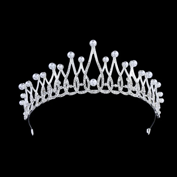

Bride Wedding Crown Hair Accessories Europe And America Model Catwalks Crown Birthday Party Metal Hair Accessories Manufacturers