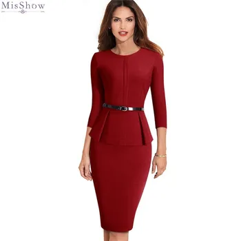 

Cocktail Dresses Knee Length 2019 Burgundy Short Coctail Party Gown Scoop Neck 3/4 Sleeve robe Formal