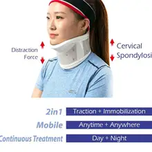 Adjustable Sponge Health Care Neck Braces Collar Dislocation Fix Cervical Pain Relief Posture Corrector Neck Supports Caring