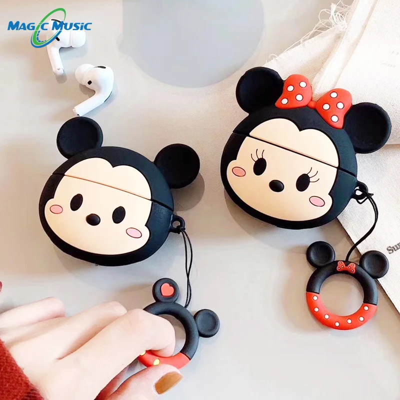Чехол для наушников Magic music с милым мультяшным Микки Маусом и Минни Apple AirPods Pro 3
