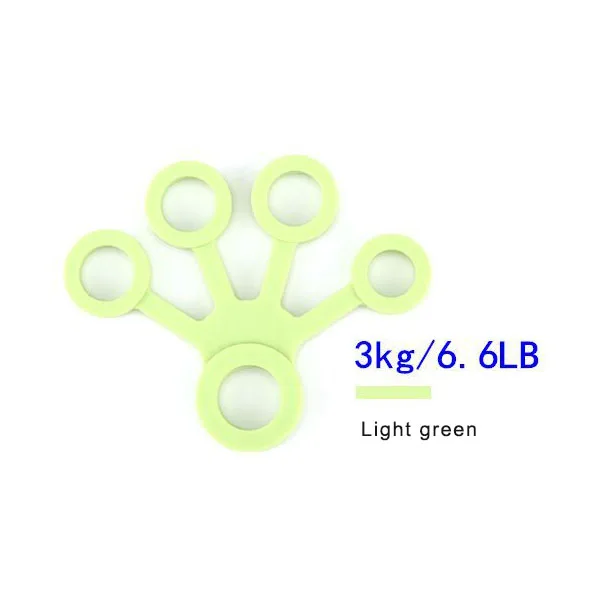 Эспандеры для пальцев, резинки для тренировок, эластичная лента для упражнений, резинка для груди, оборудование для фитнеса - Цвет: Light Green