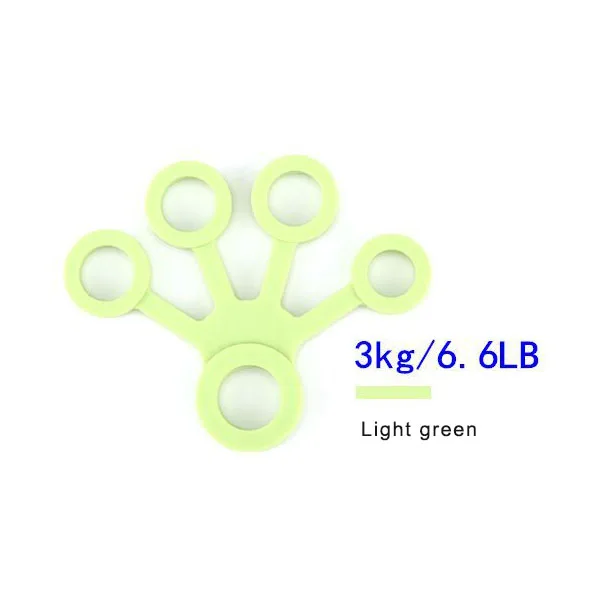 Light Green Эспандеры для пальцев, резинки для тренировок, эластичная лента для упражнений, резинка для груди, оборудование для фитнеса - Цвет: Light Green