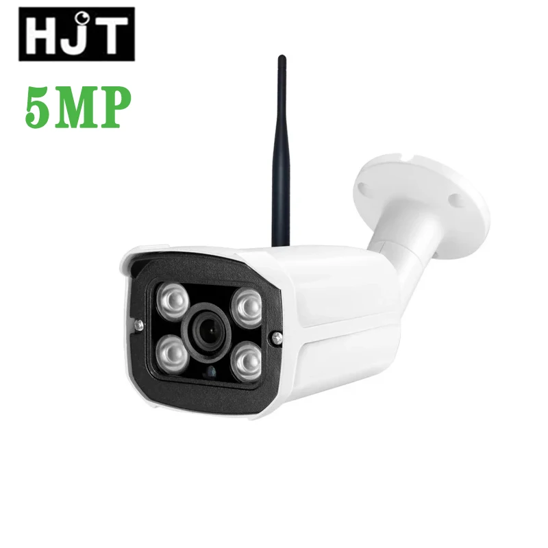 IP-камера HJT 5 Мп/2 Мп с Wi-Fi H.265 разъем для TF-карты 4 ИК ночное видение Onvif2.4