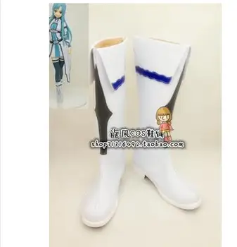 

New Sword Art Online Cosplay shoes Asuna Yuuki Party Anime Boots Tailor Made