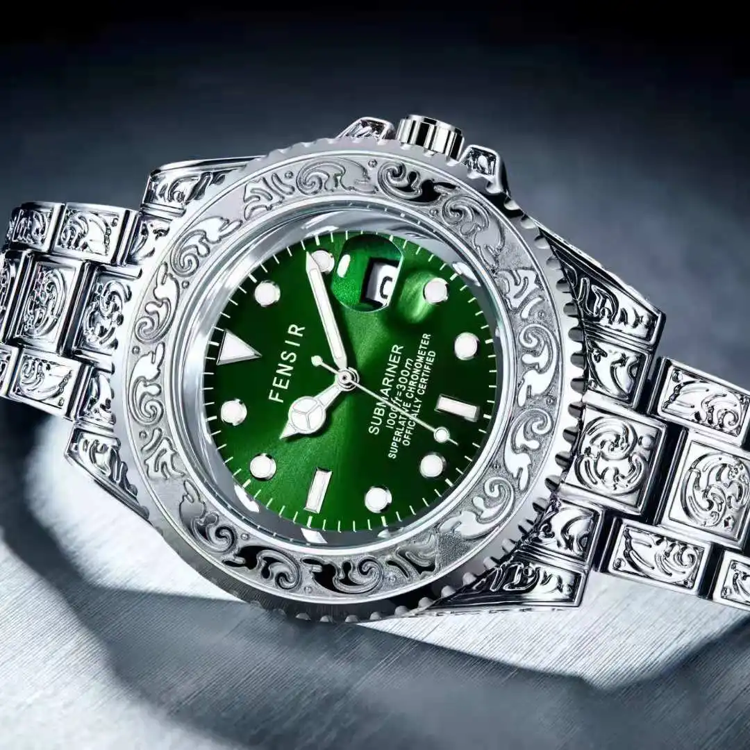 2023 Year Watch Men  Fashion  copy Wristwatch   Men watch  Luminous Needle Calendar Male  copy Watch   montre homme