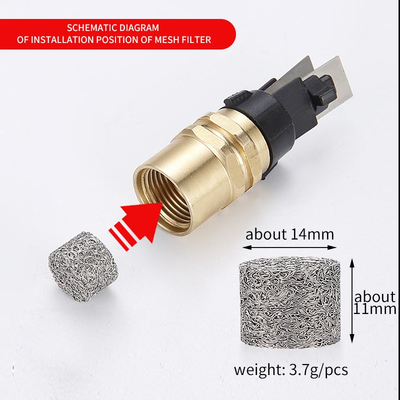 Car Wash For High Pressure Washer  Foam Cannon Lance Mesh Filter High Density Tablet Replacement Accessories For Foam Generation 3
