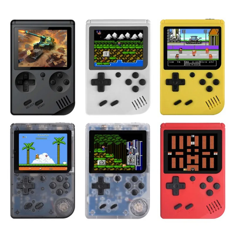 Ретро портативная мини портативная игровая консоль 8-Bit 3,0 дюймов цветной lcd Детский Цветной игровой плеер встроенный 168 игр