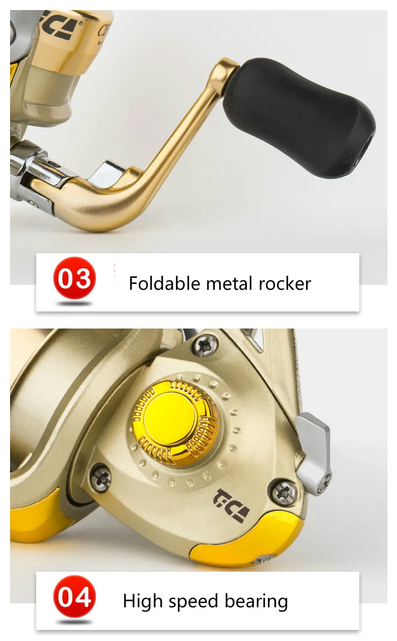 Mini 800s Ice Fishing Wheel Spinning Fishing Reel Light Rock Fishing Carretilha Pesca 6+1 Ball Bearings Boat/raft Molinete Peche