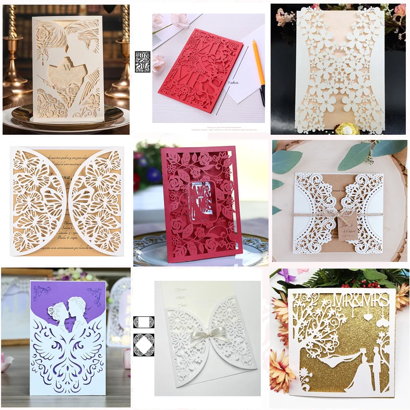 

Wedding series Invitation Die Cutting Dies 2019 Metal Craft Die Cut Stencil for Card Making Scrapbooking Decoration Stencil
