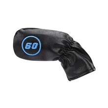 1 шт. Гольф Железная головка крышки LH/RH#50 52 54 56 58 60 Гольф клуб протектор головной убор с градусным номером кожа длинная шея