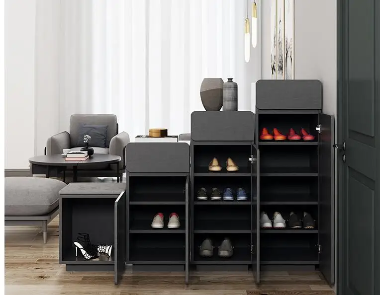 Economical simple shoe cabinet with entrance, porch cabinet, Nordic high-capacity multi-storey lockers