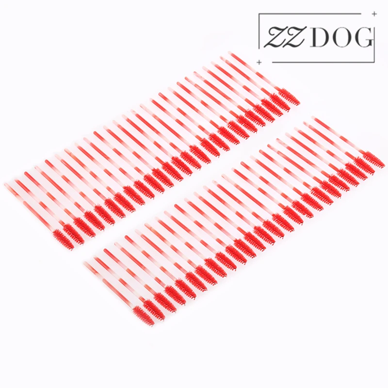 

ZZDOG 50Pcs/Lot Makeup-Brushes Good-Quality Disposable Eyelash Brush Mascara Wands Eyelashes Extension Cosmetic Beauty Tools