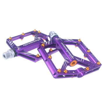 

Aluminum alloy Bicycle Pedals Flat Platform Anti-skid Cycling Components