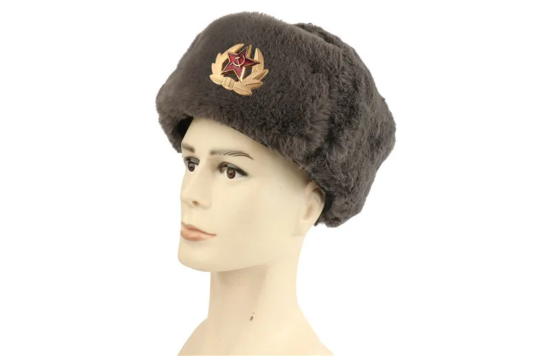 Новинка года; сезон осень-зима; шапки-бомберы в европейском стиле; CCCP; Мужская и женская плюшевая теплая шапка советская шапка