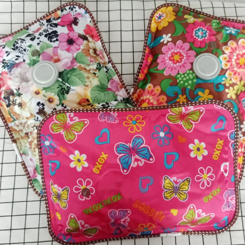 Random Pattern Перезаряжаемая шелковая сумка для грелок с горячей водой, тканевые грелки для зарядки, милая теплая поясная сумка для зарядки, предметы домашнего обихода C238 - Цвет: Random Pattern
